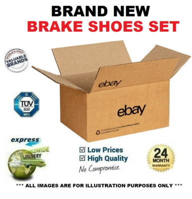 REAR SHOES for RENAULT CLIO I Saloon 1.0 Expression Hi-Flex 2005-2009