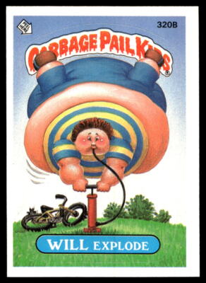 Garbage Pail Kids Series 8 1987 #320b Will Explode NM