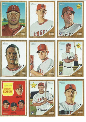 2021 Topps Baseball Series 1 & 2 Los Angeles Angels Team Set (19) Base Cards +++ - Picture 2 of 3