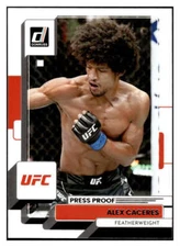 ALEX CACERES 2023 Donruss Press Proof Silver #36 UFC MMA  ID:68484