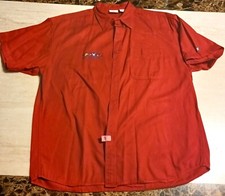 Toys r Us- XL Pre-Owned Red/Embroidered Button Down Work Shirt