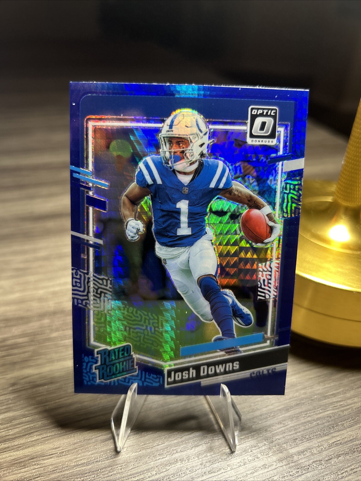2023 Donruss Optic Purple Shock Prizm #248 Josh Downs Colts