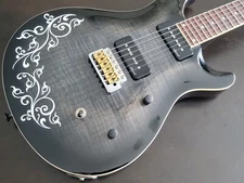 Guitar Body Floral Design #7 Vinyl Decals Inlays for Any Guitar 30 Colors!!