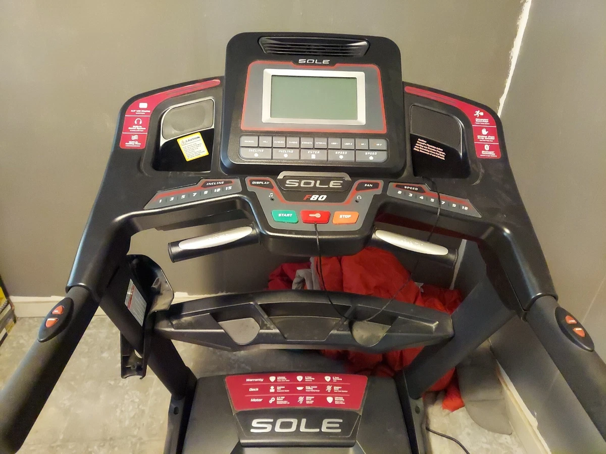 Sole F80 Treadmill Folding Professional Gym Quality Running LOCAL PICKUP ONLY