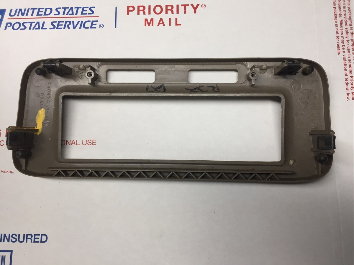 1998-2002 Lincoln Town Car Cartier Dash AC Bezel Trim Beige OEM | eBay