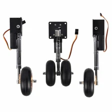 Nose Main Electric Servoless Retracts Landing Gears for 4-6kg 40-60E RC Airplane