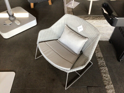 Cane-Line Outdoor 1 Stck. Loungesessel Breeze Light-grey A. Ausst. Incl. Kissen