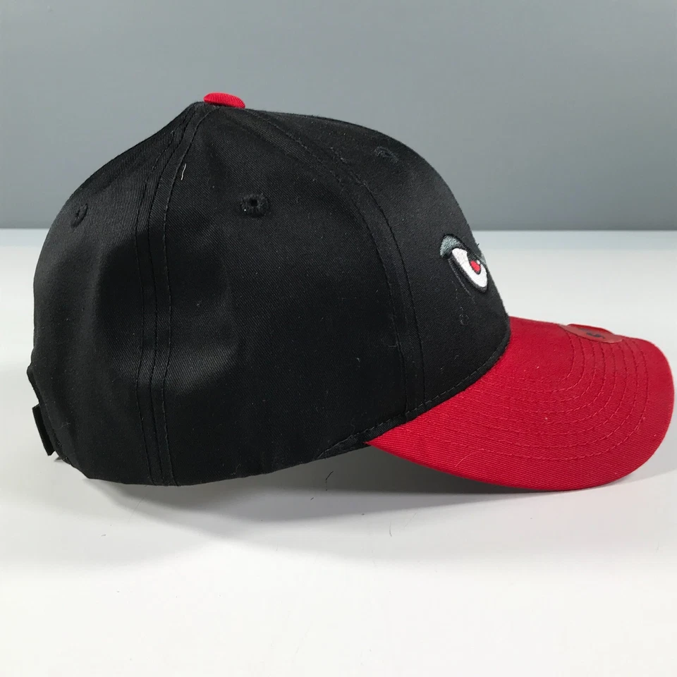 Шляпа Lake Elsinore Storm детская молодежная для мальчиков размер черная красная с изогнутыми полями с ремешком сзади - Изображение 2 из 4