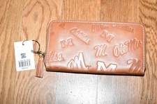 NWT OLE MISS LEATHER JML SIDELINE CLUTCH OFFICIALLY LICENSED PURSE MSRP $85