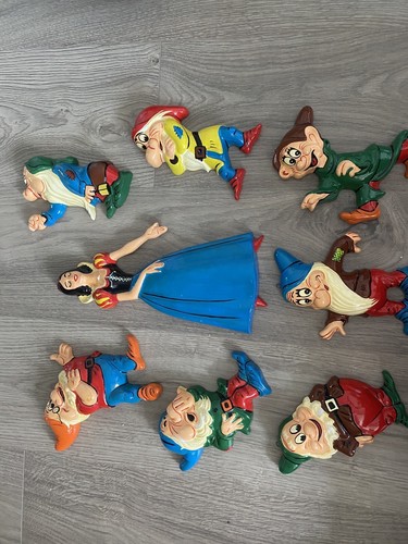 Snow White & Seven Dwarfs Made in Italy Vintage Wall Decor Ceramic - 第 5/7 張圖片
