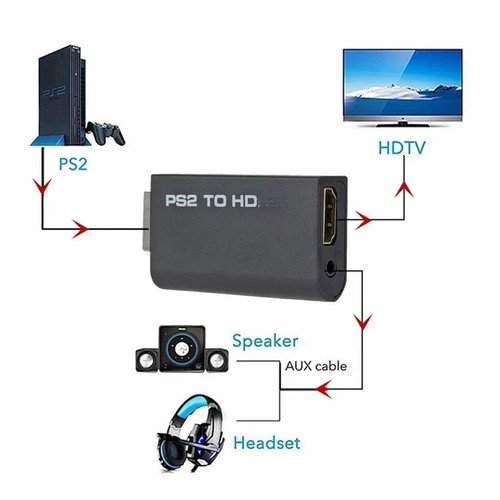 Adattatore HDMI per Sony PS2 | 480i/480p/576i | Audio e Video HD - Imagen 6 de 8
