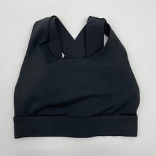 FABLETICS Womens Sz XS Black Corrie High Support Cross Back Sports Bra