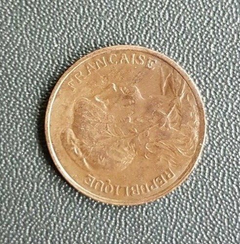FRANCE - FRANCIA - FRENCH COIN - MONNAIE FAUTEE 5 CTS DUPUIS FRAPPE DESAXEE 1911 - Picture 2 of 2