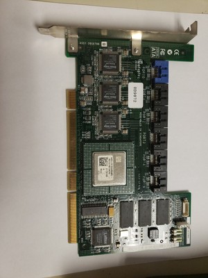 Dell D9872 Adaptec AAR-2610SA/64MB/DELL3 RAID Controller 6 Channel SATA PCI.