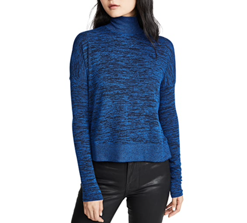 LONG SLEEVE SOFT JANE TURTLENECK TOP Sz 