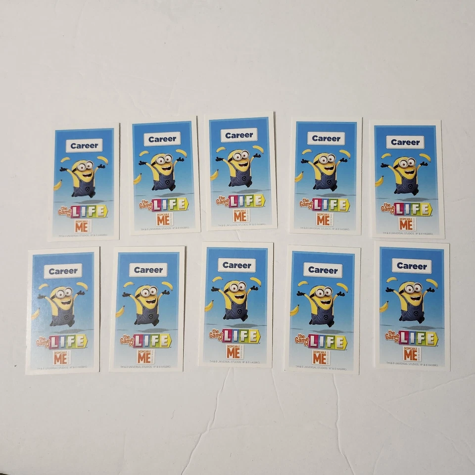 The Game of Life Despicable Me Minion Career Cards 2014 Replacement Parts - Image 2 of 3