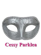 SN-C1-3 Venetian Carnival Silver White Pattern Women New Masquerade Mask
