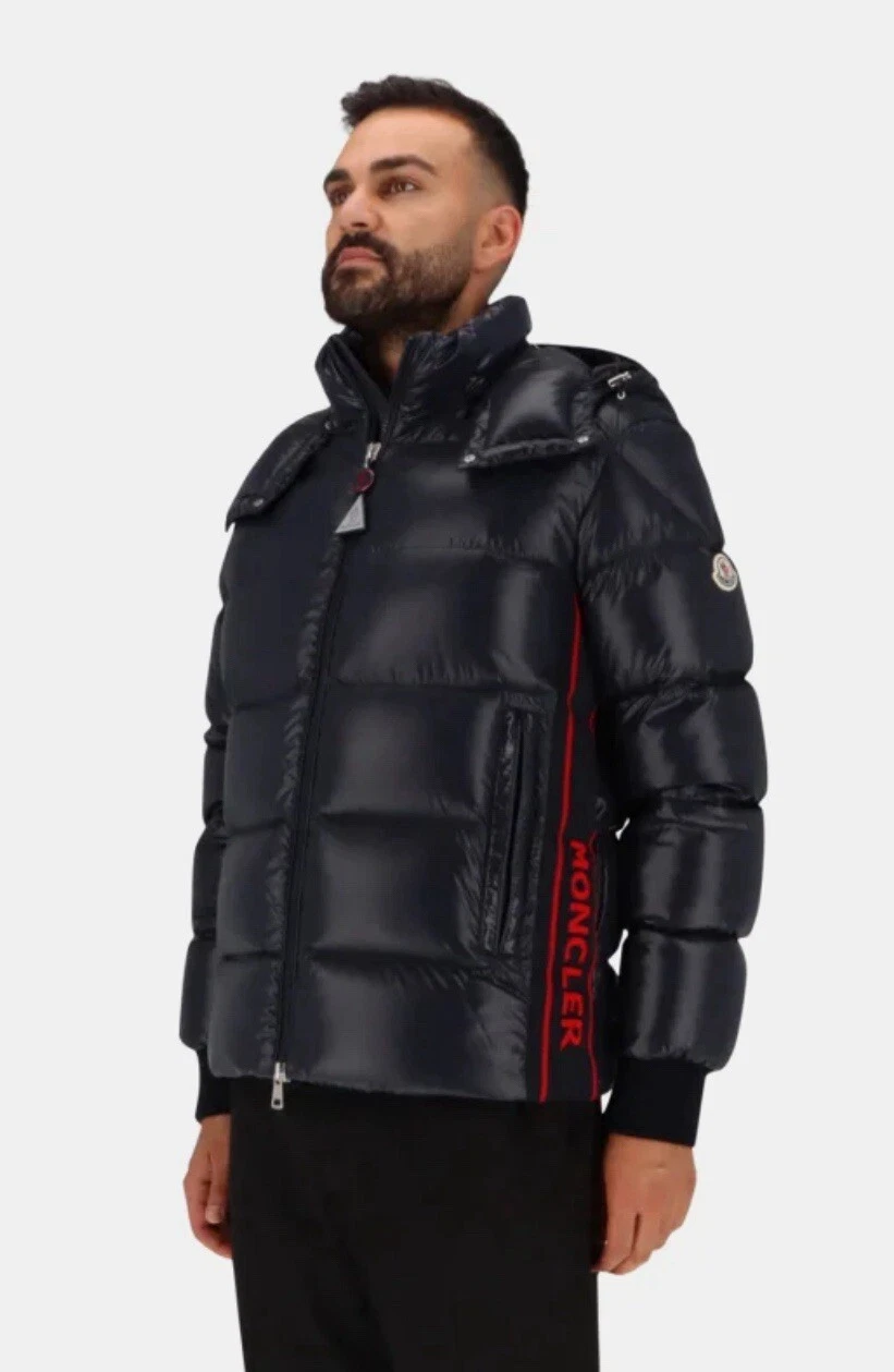 Piumino MONCLER Lunetiere blu navy. AUTENTICO. NUOVO