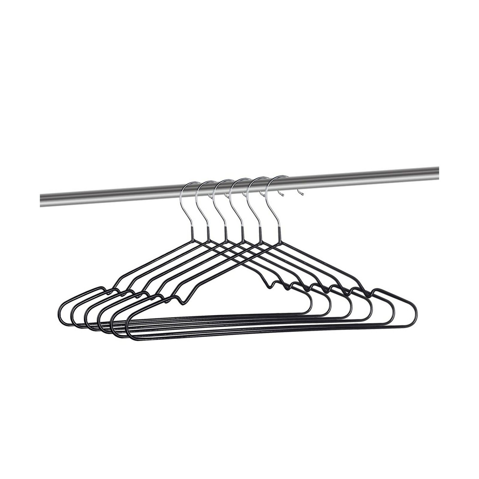  Kabudar Metal Hangers Non-Slip Suit Coat Hangers Chrome and  Black Friction, Metal Clothes Hanger with Rubber Coating, 16 Inches Wide,  Set of 20 (Black) : Home & Kitchen
