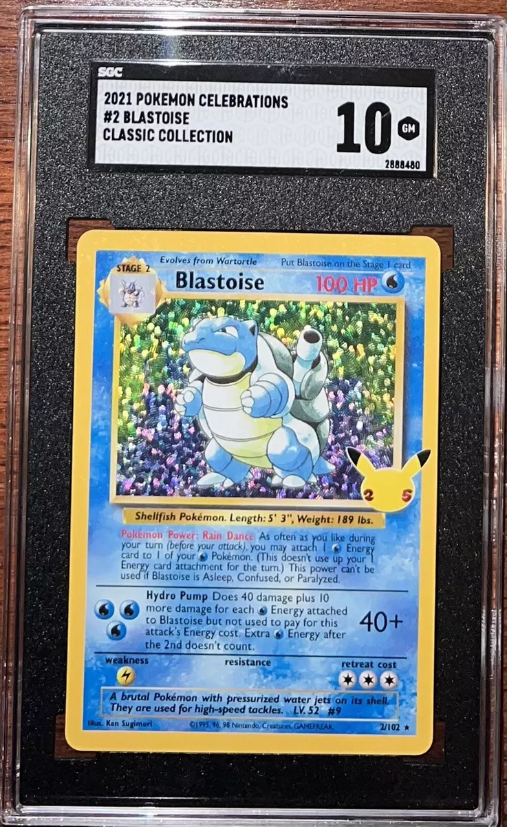 Carta Pokémon Blastoise (2/102) - Celebrações 25 Anos - Alfabay