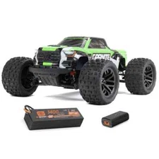 Arrma ARA2102T3 Granite Grom MEGA 4WD 1/18 Monster Truck RTR Green Battery &