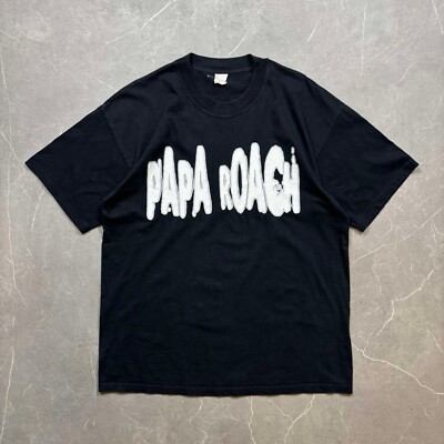 Papa Roach 2000 JT s Men s Vintage Shirt Big Logo Black Size M