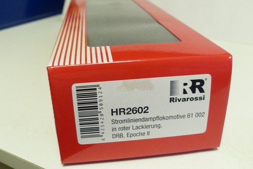 Rivarossi HR2602, BR 61 002 der DRG, DC-digital mit ESU-LokSound, in OVP, TOP - Bild 9 von 9