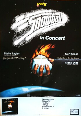 SNOWBALL  1979 FRANKFURT - orig. Concert Poster - Konzert Plakat - DIN A1 - F/U