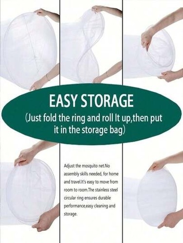 Decor Mosquito Fly Canopy Net Bed Netting For Single Double King Size - Picture 3 of 7