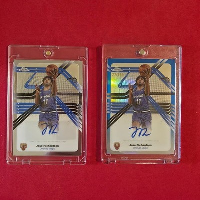2025-26 Topps Chrome JASE RICHARDSON - 2x Autograph LOT