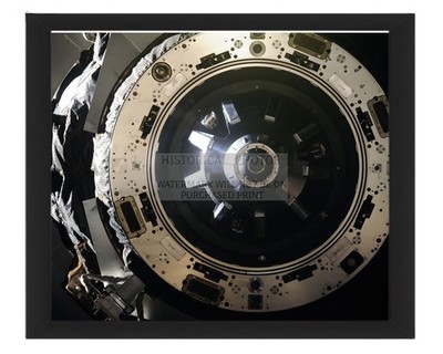 PROGRESS M-21M UNDOCKING FROM ISS ZVEZDA AFT PORT JUNE 2014 8X10 FRAMED PHOTO