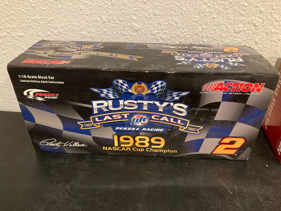 Rusty Wallace #2 Announcement Car 2004 Intrepid 1/24 Die Cast Action NASCAR - Image 3 of 4