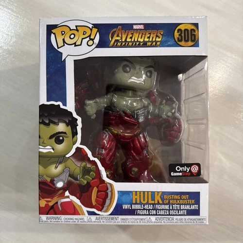 Funko POP Marvel Avengers HULK Busting Out Of Hulkbuster #306 figure