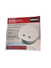 Kidde Fire Smoke Alarm Detector Micro Profile Model i9040 Ionization 21026056
