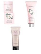 WEILAIYA Camellia Face & Body Cream+Body Lotion+Body Scrub+PRIORITY SHIP+US SELL