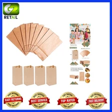 100ct Disposable Brown Bags - Perfect Eco-Friendly Solution for Small Snacks