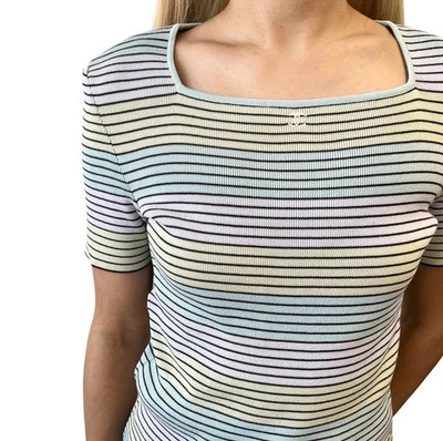 CHANEL Striped Tops for Women for sale | eBay