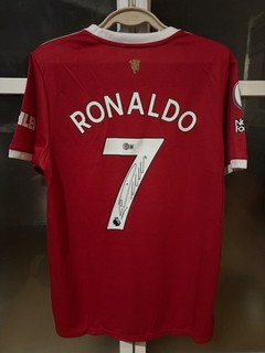 Signed Cristiano Ronaldo Manchester United 2021 2022 Beckett COA
