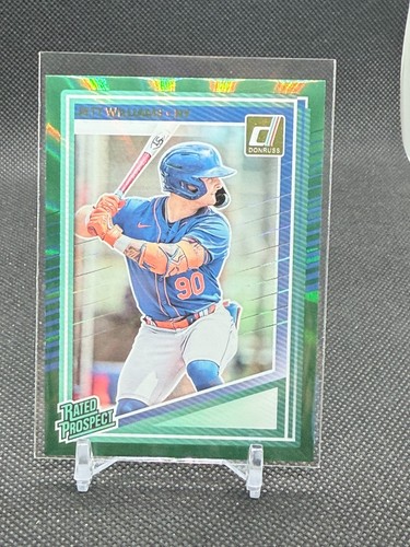 2025 Donruss GREEN LASER Jett Williams RATED PROSPECT #167 - New York Mets