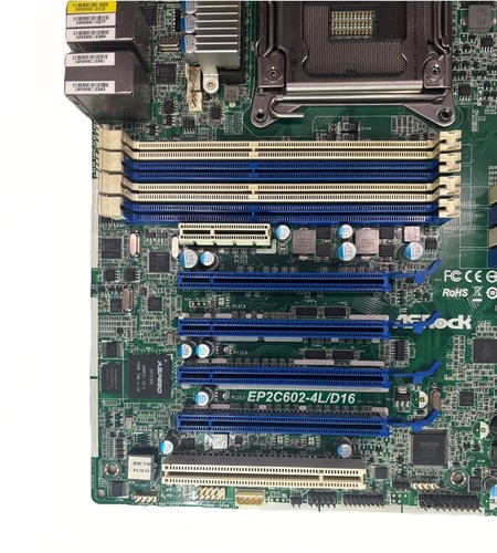 ASRock EP2C602-4L/D16 LGA 2011 Intel C602 DDR3 SSI EEB Dual Server Motherboard - Bild 2 von 4