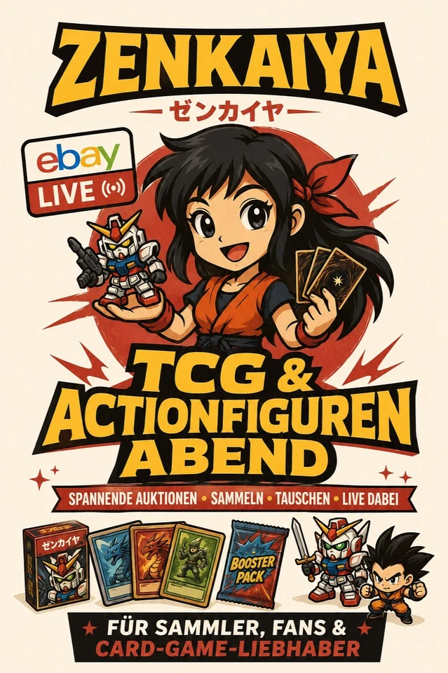 ZENKAIYA TCG- & Actionfiguren-Abend