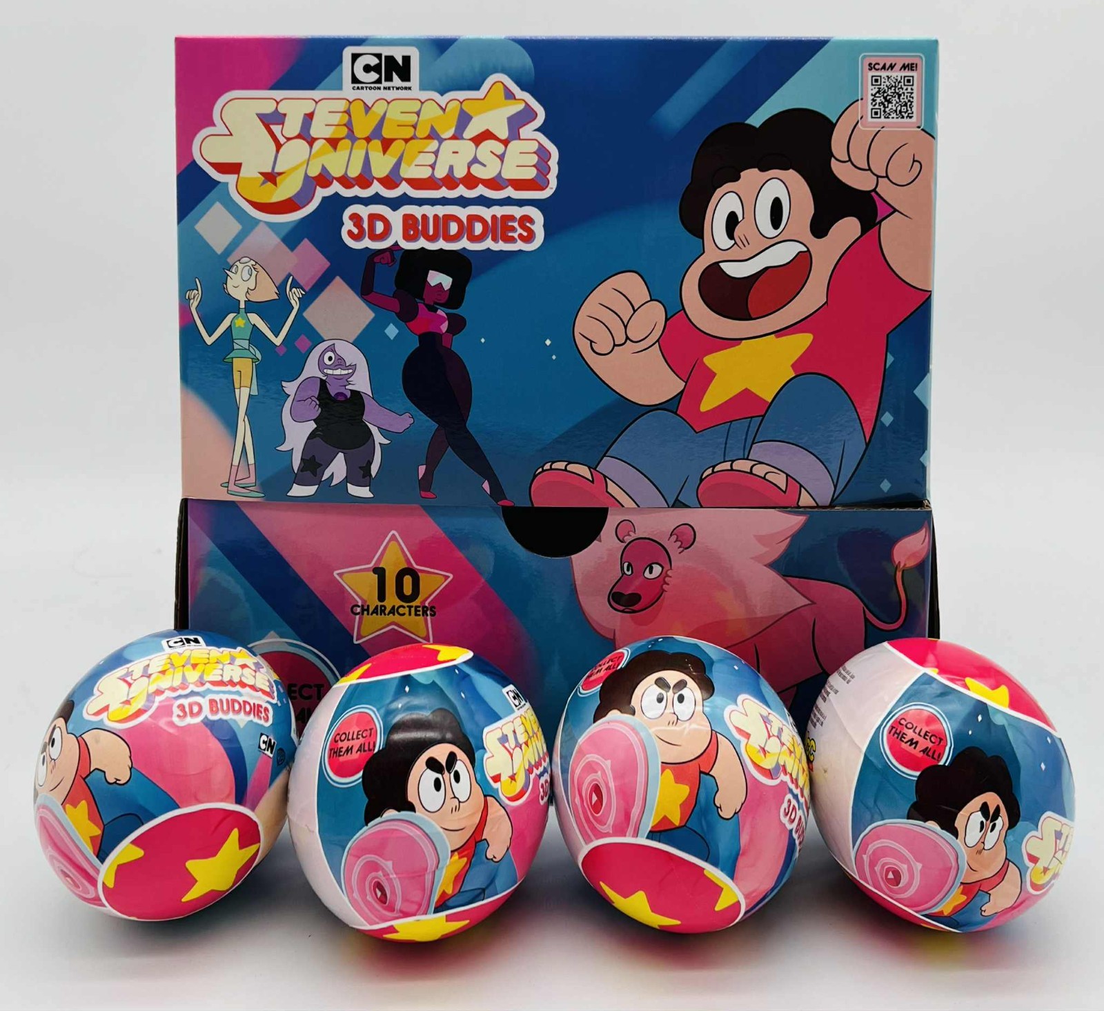 4x Steven Universe Cartoon Network Blind Ball Figure Official Exclusive Sealed