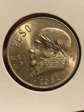 MEXICO UN PESO 1981 OPEN 8