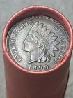 Fabulous Au+ 1899&1990 Indian Head Pennies Ends Of Lincoln Wheat Cent Roll
