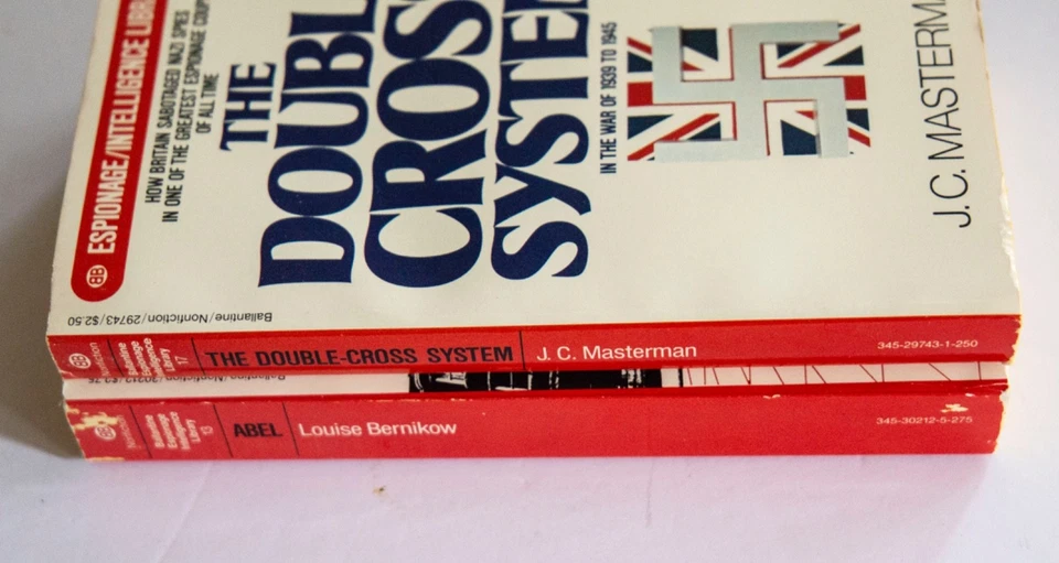 (2) Ballantine Espionage/Intelligence Library Paperbacks-Abel/Double-Cross...VG - Image 3 of 4