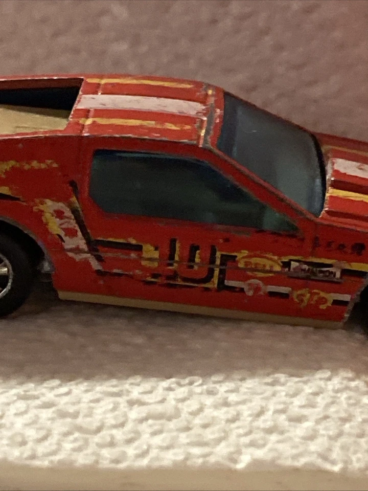 Vintage Hot Wheels 1979 Red Delorean Turismo #10 Tan interior - Image 2 of 4