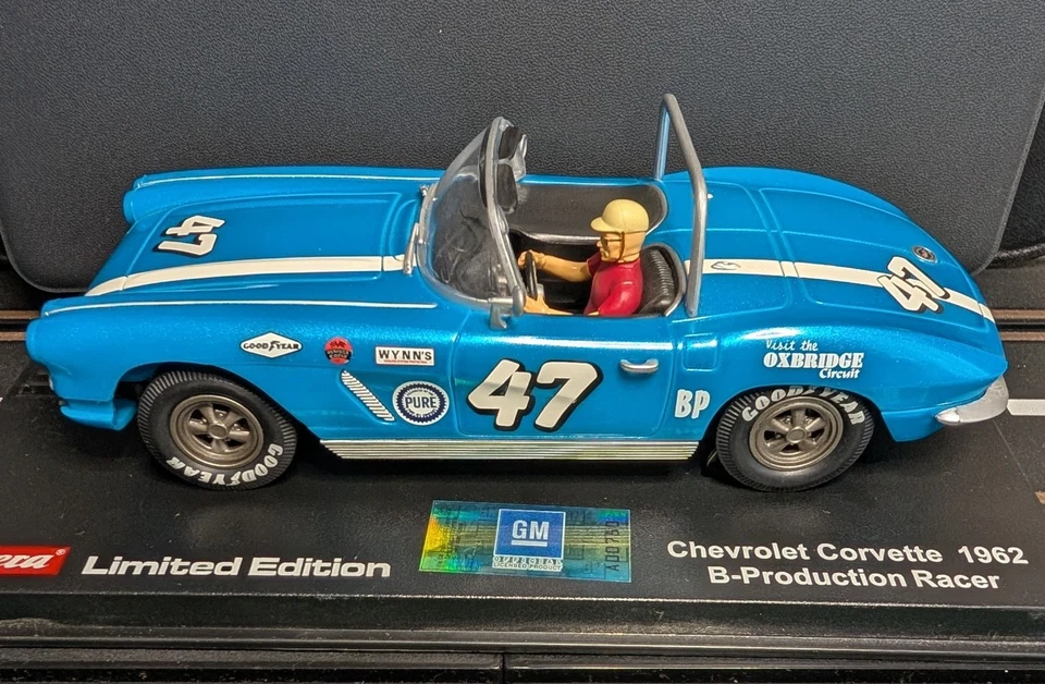 CARRERA EXCLUSIV 1/24 20490 CHEV CORVETTE 1962 B-PRODUCTION RACER-NEW IN BOX - image 2 of 4