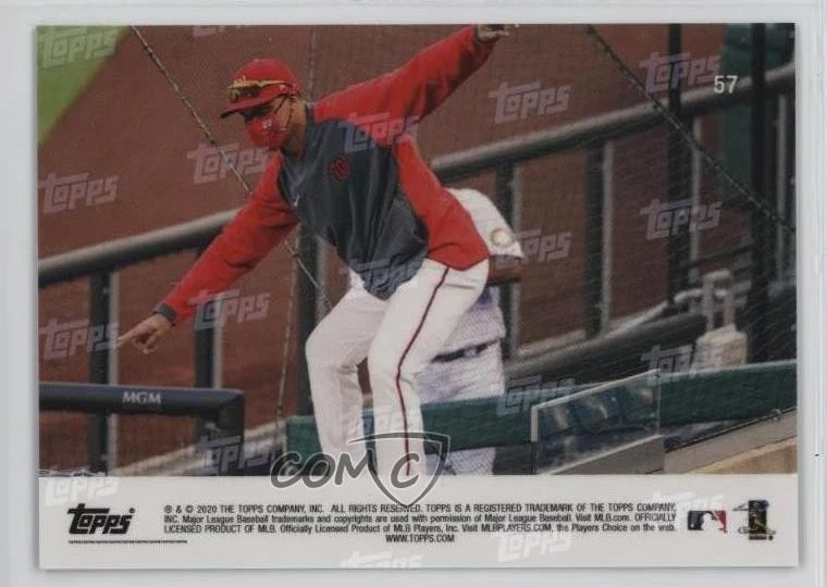 2020 Topps Now /588 Juan Soto #57 - Image 2 of 2