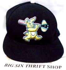 Baseballism Jack Rabbit Easter Edition Swinging Bunny Snapback Hat Cap