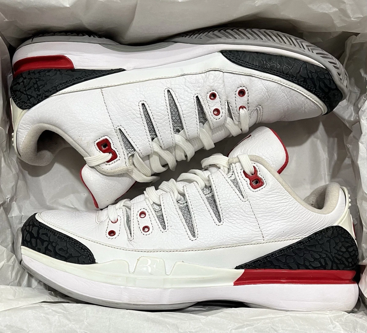 シューズ(男性用) NIKE ZOOM VAPOR RF X AJ3 US9 \"Fire Red\" Nike Zoom Vapor RF X AJ3 Roger Federer Fire Red ORIGINAL 2017